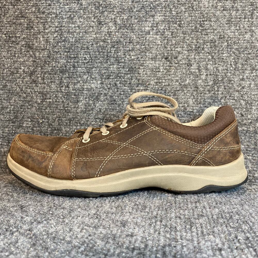 Ahnu Womens 8 Taraval Sneakers Brown Leather Lace Up Comfort Walking Shoes